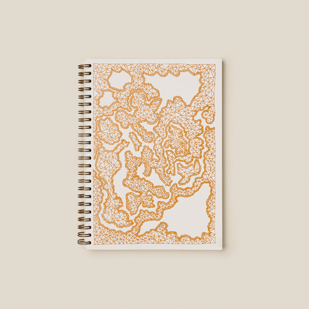 Generic Bloc-notes à spirale (Notebook) Diverses motif fleuri - A5